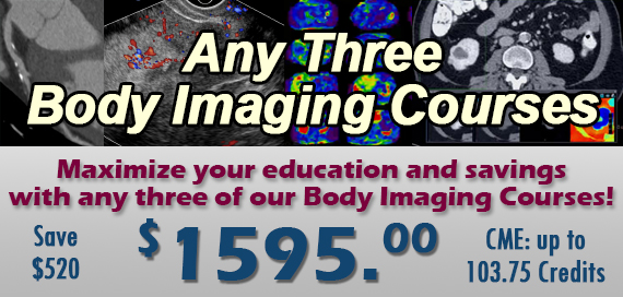 Any 3 Body CT/MR Courses