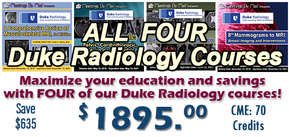 Duke Radiology 4 Course Combo