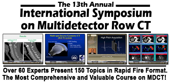The 13th Annual International Symposium on Multidetector Row CT