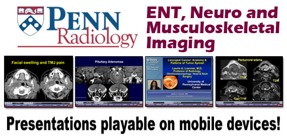 Penn Radiology's ENT, Neuro and Musculoskeletal Imaging