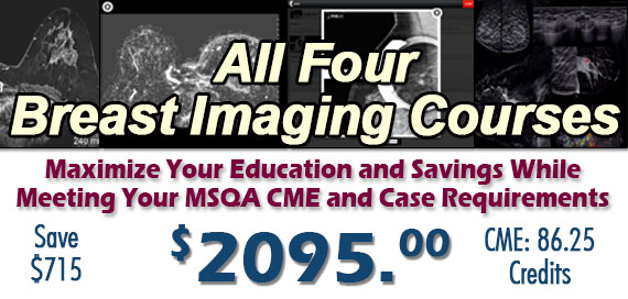 Breast Imaging 4 Course Combo