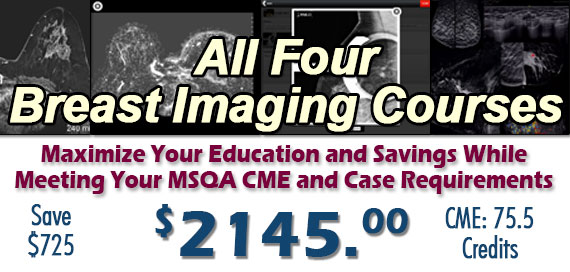 Breast Imaging 4 Course Combo