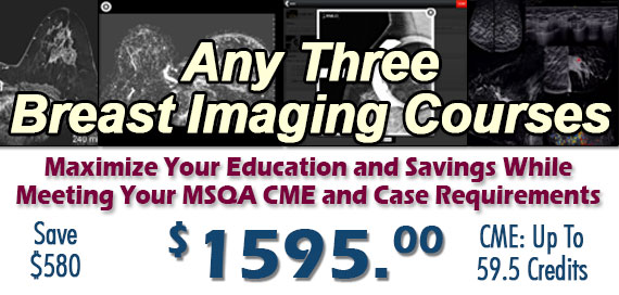 Breast Imaging 3 Course Combo
