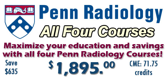 Penn 4 Course Combo: Neuro, Emergency, MSK, & Chest
