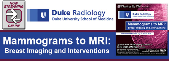 Mammograms to MRI